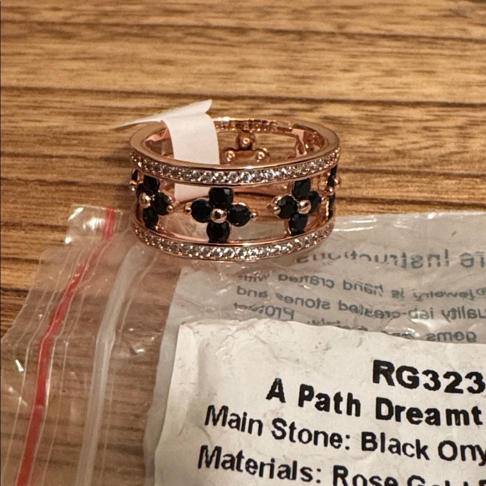 Bomb Party OG Original Ring Black Onyx Clover - Picture 2 of 3